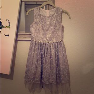 Silver Girl’s Dress